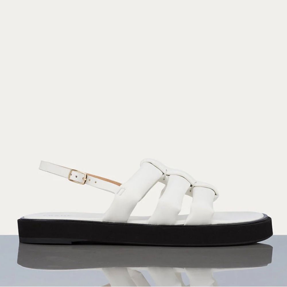 Frame Le Weston Sandal in Blanc 38 NEW